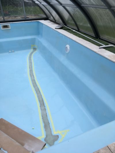 Réparation de piscine polyester